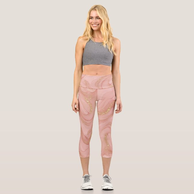 Buchstabe X Capri Leggings (Vorderseite)