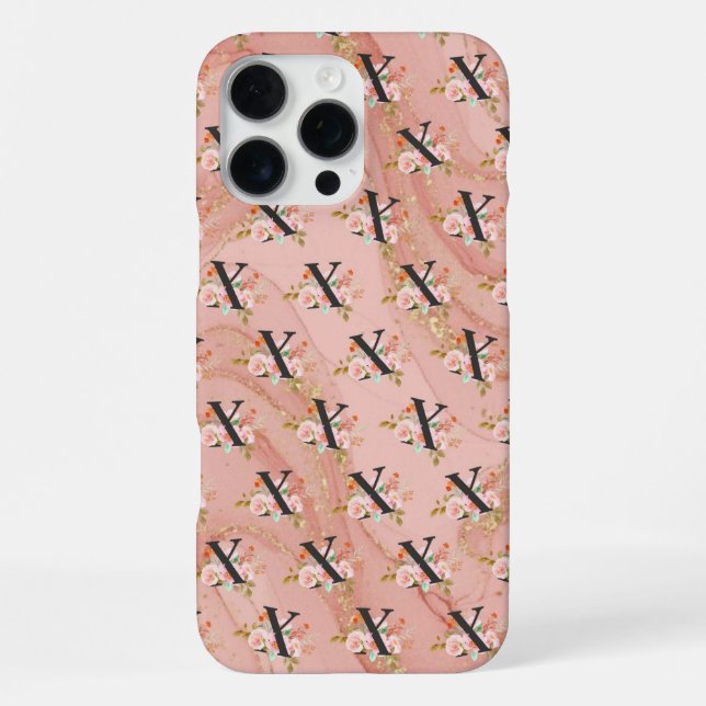 Buchstabe X iPhone 16 Pro Max Hülle (Rückseite)