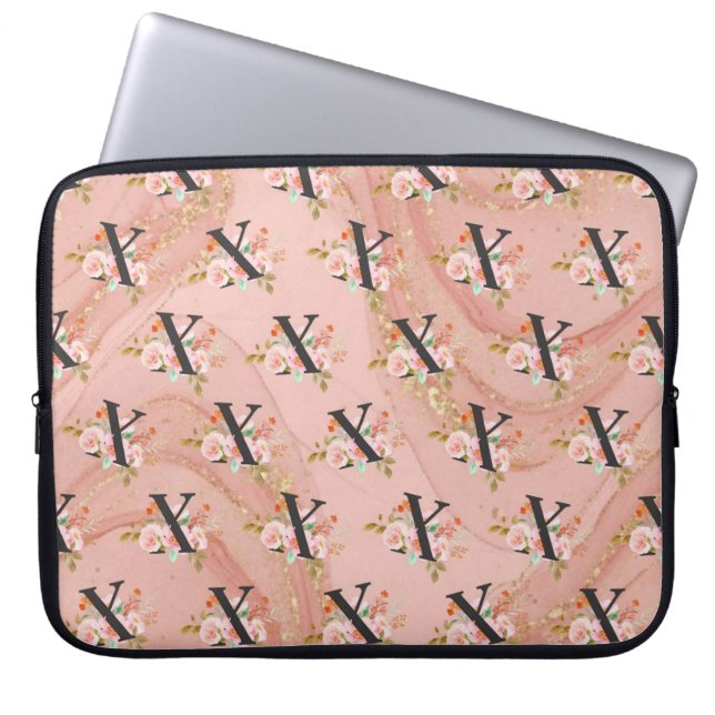 Buchstabe X Laptopschutzhülle (Vorderseite)