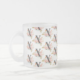 Buchstabe X Mattglastasse