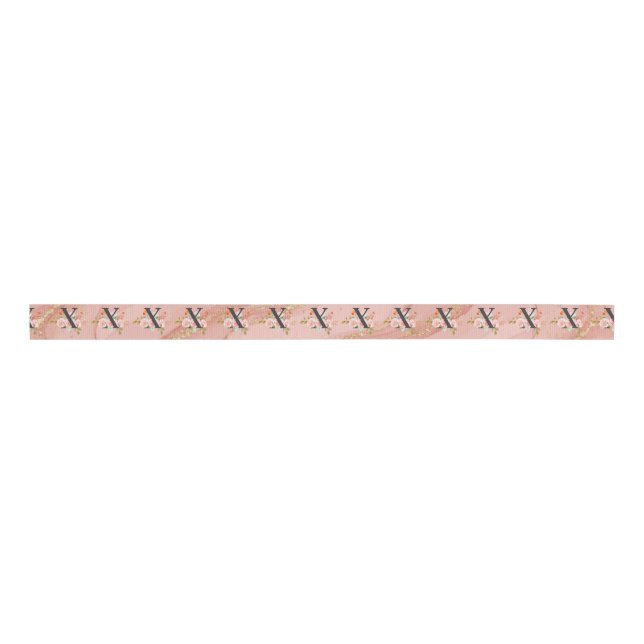 Buchstabe X Ripsband (Vorderseite)