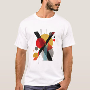 Buchstabe X – Schweizerisch-moderne geometrische M T-Shirt
