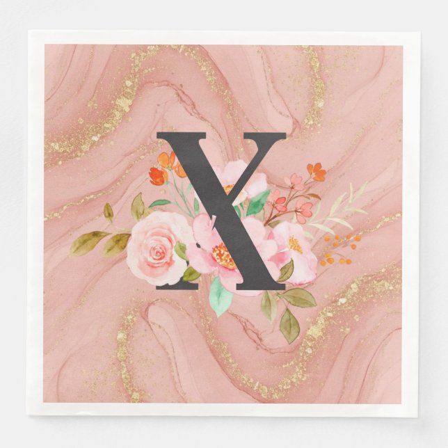 Buchstabe X Serviette (Vorderseite)