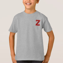 Buchstabe Z - Anfangsname Alphabet Monogramm T-Shirt