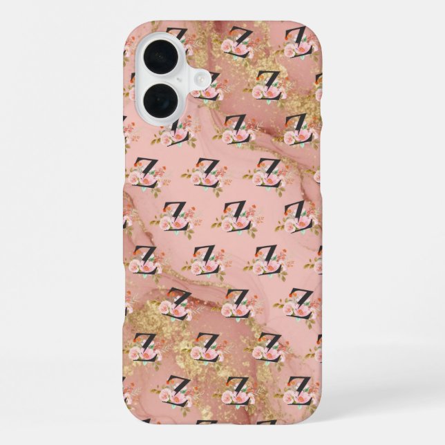 Buchstabe Z iPhone 16 Plus Hülle (Rückseite)