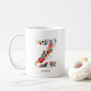 Buchstabe Z Monogramm-I-Tasse für den Blasenbrie Kaffeetasse