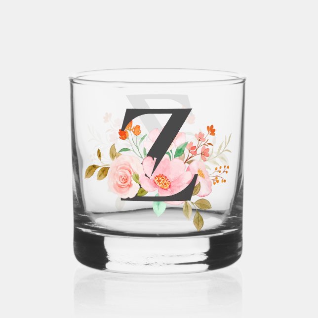 Buchstabe Z Whiskyglas (Vorderseite)