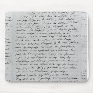 Buchstabe zu Richard Wagner am 17. Februar 1860 Mousepad