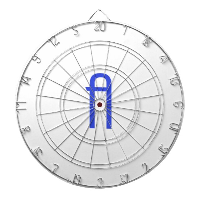 Buchstaben A Dartscheibe (vorne)