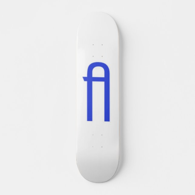 Buchstaben A Skateboard (Vorne)