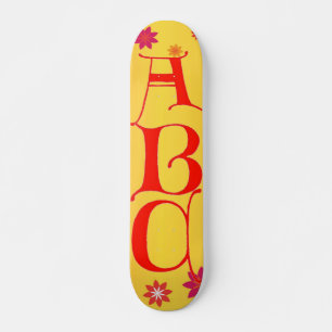 Buchstaben ABC-Skateboard Skateboard