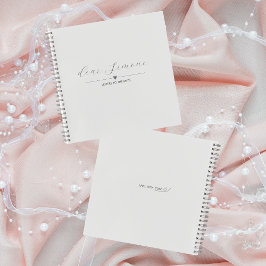 Buchstaben an das Gästebuch | Lichtsilber Notizbuch