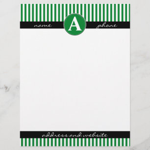 Buchstaben, benutzerdefiniert und Mit Monogramm Briefkopf