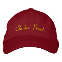 Buchstaben Cluckin’ Proud in Gold