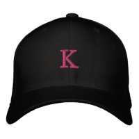 Buchstaben Custom K Initial Monogram-Hat