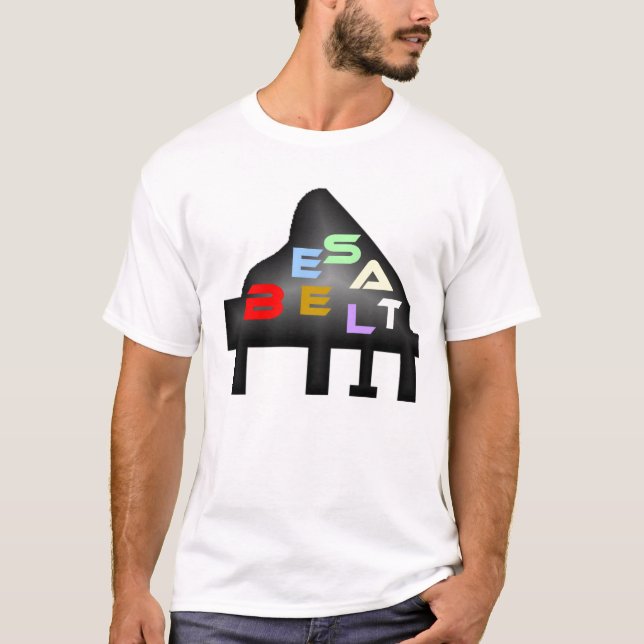 BUCHSTABEN DES ALPHAS T-Shirt (Vorderseite)