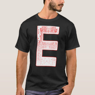 Buchstaben E Alphabet - Anfangsbuchstaben E mo T-Shirt