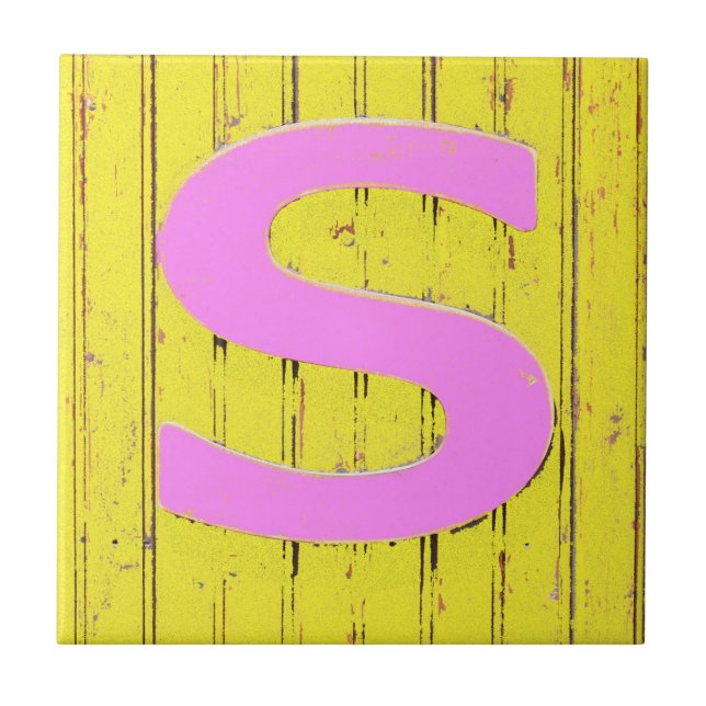 Buchstaben Fliese (Vorderseite)
