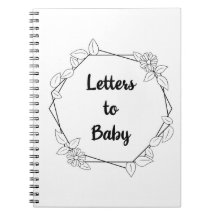Buchstaben für monochrome Babyfolien