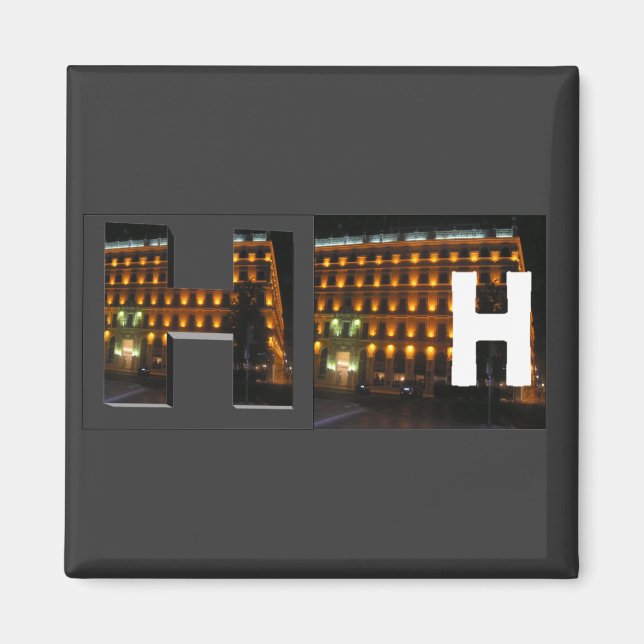 Buchstaben - H - Hotel Magnet (Vorne)