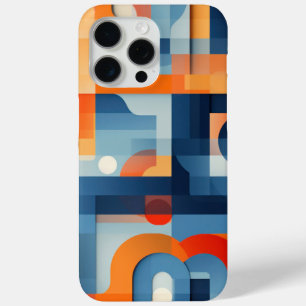 Buchstaben in blau und orange Case-Mate iPhone hülle