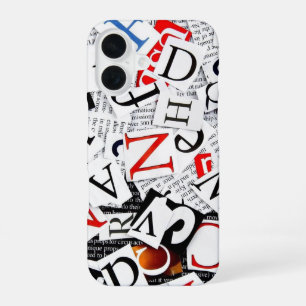 Buchstaben iPhone 16 Hülle
