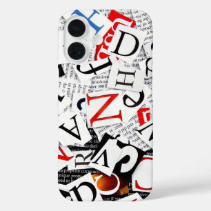 Buchstaben iPhone 16 Hülle