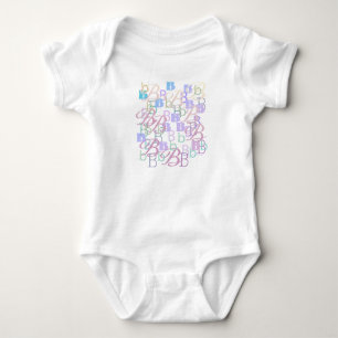 Buchstaben Konfetti "B" Baby Body Strampler
