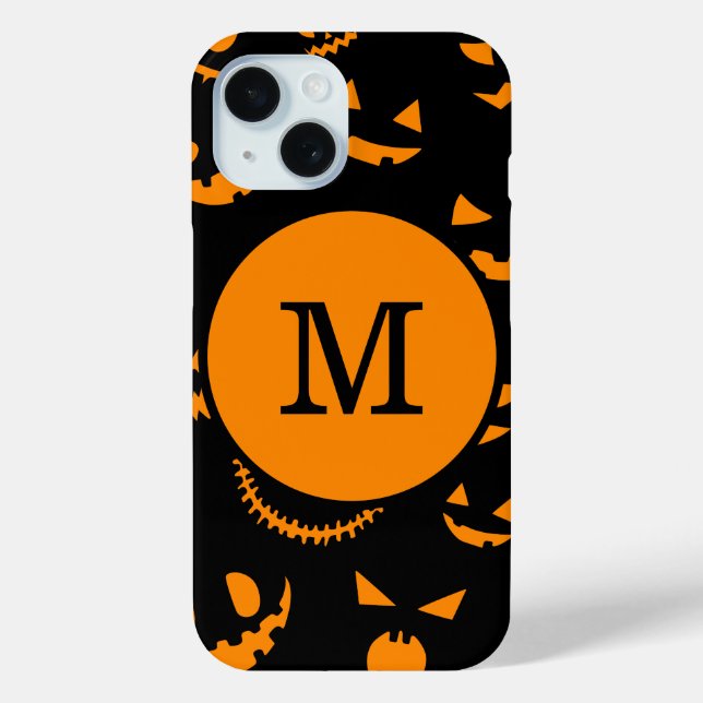 Buchstaben-Kürbislaterne Case-Mate iPhone Hülle (Rückseite)