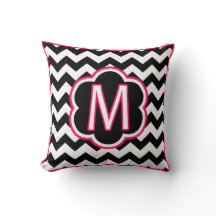 Buchstaben M Schwarz-Weiß-Monogramm