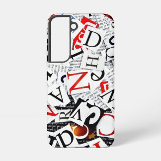 Buchstaben Samsung Galaxy Hülle