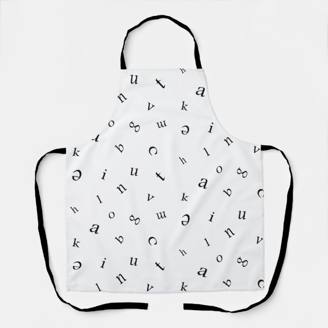 Buchstaben Schürze (Vorderseite)