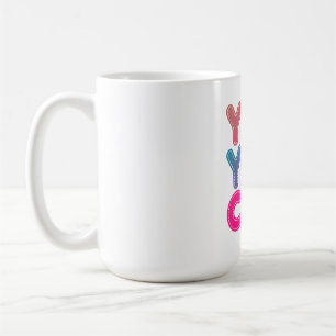 Buchstaben, Text, niedlich Kaffeetasse