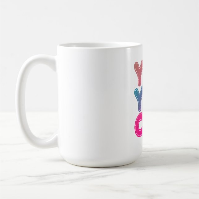 Buchstaben, Text, niedlich Kaffeetasse (Links)