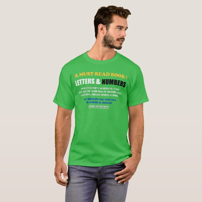 Buchstaben u. Zahlen (Werbeaktion-T - Shirt) T-Shirt (Vorne ganz)