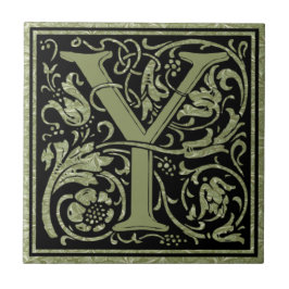 Buchstaben Y Monogramm Fliese