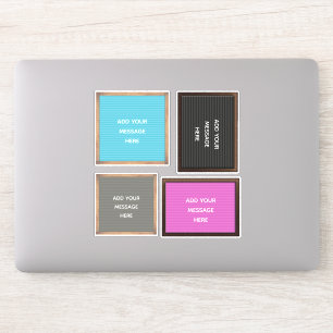 Buchstabenkarten Markierungszeichen benutzerdefini Aufkleber