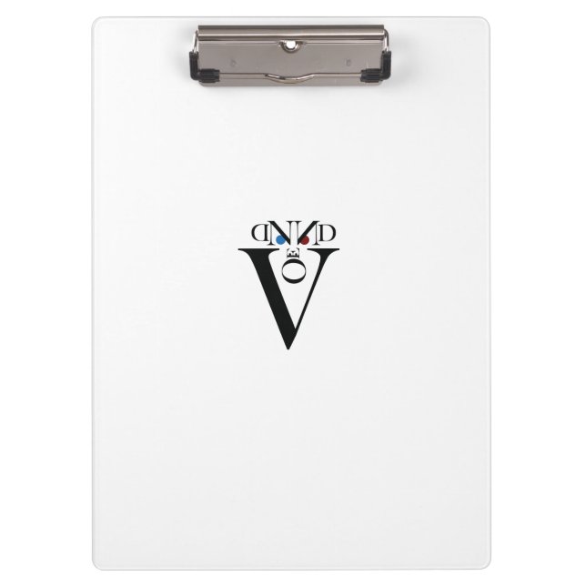 Buchstabenklammer Klemmbrett (Vorderseite)