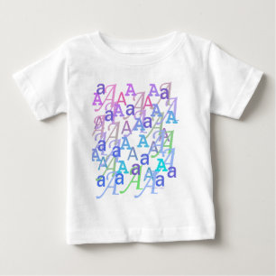 Buchstabenkonfetti "A" Baby T-shirt