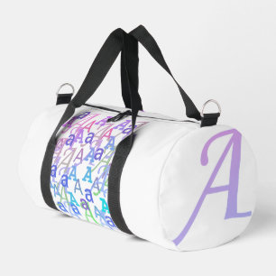 Buchstabenkonfetti "A" Duffle Bag