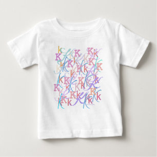 Buchstabenkonfetti "K" Baby T-shirt