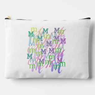 Buchstabenkonfetti "M" Zubehörtasche