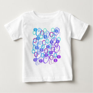 Buchstabenkonfetti "O" Baby T-shirt