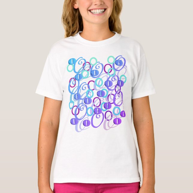 Buchstabenkonfetti "O" T-Shirt (Vorderseite)