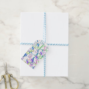 Buchstabenkonfetti "S" Geschenkanhänger