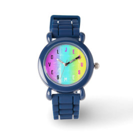Buchstabennummern Armbanduhr