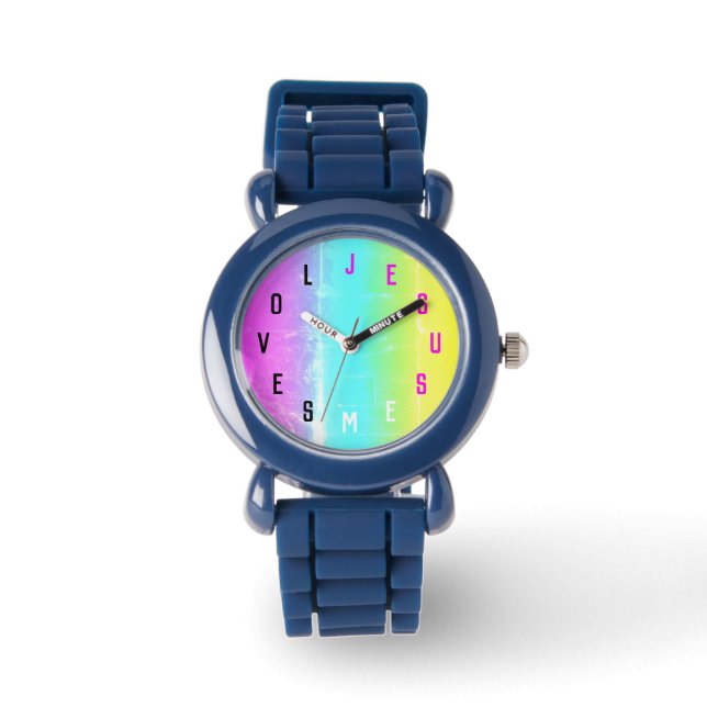 Buchstabennummern Armbanduhr (Vorderseite)