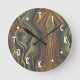 Buchstabennummern Runde Wanduhr