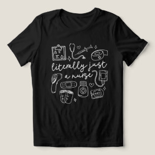 buchstäblich nur eine Krankenschwester, registrier Tri-Blend Shirt