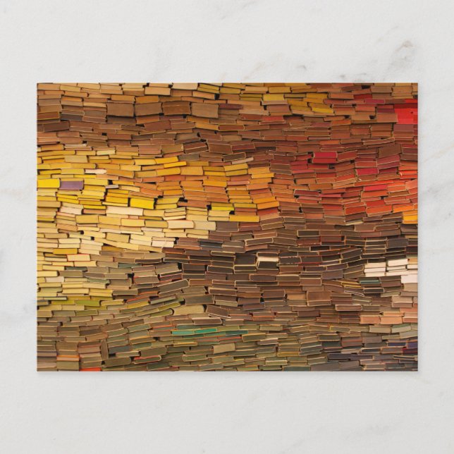 Buchstapel 2014 Kalender Postkarte (Vorderseite)